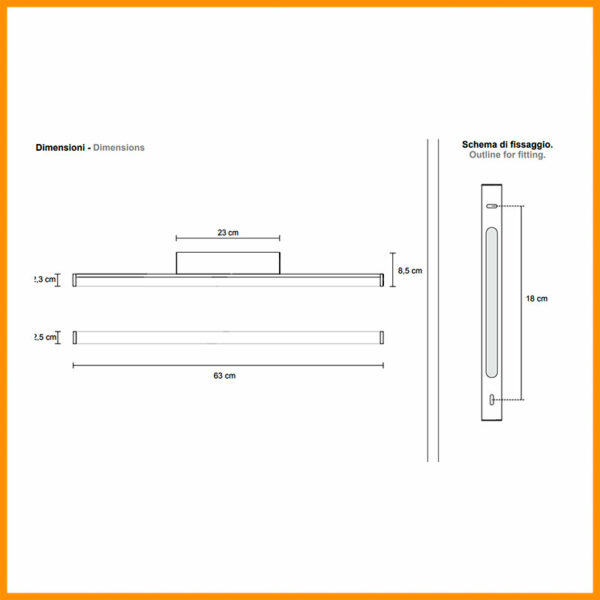 Egoluce Extra Lampada LED Parete o Soffitto Cod. 4604 – Stilluce Store