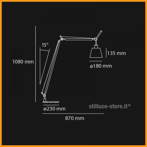 Artemide Tolomeo Basculante Lettura