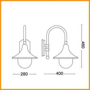 Ideal Lux Cima AP1 Lampada Parete - immagine 5