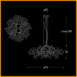 Lumen Center Midi Leaves - immagine 2
