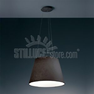Artemide Tolomeo Mega Sospensione Diffusore Tessuto Nero cm. 52 - immagine 2