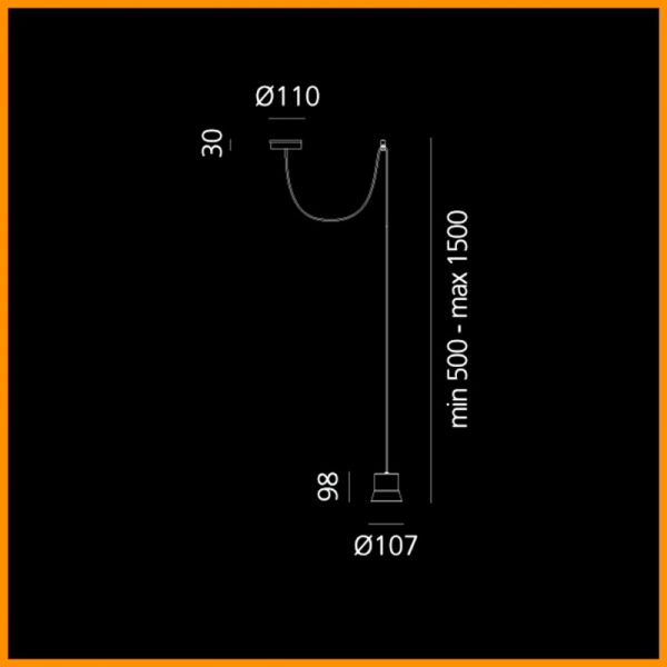 Lampada a sospensione Gio light, Artemide