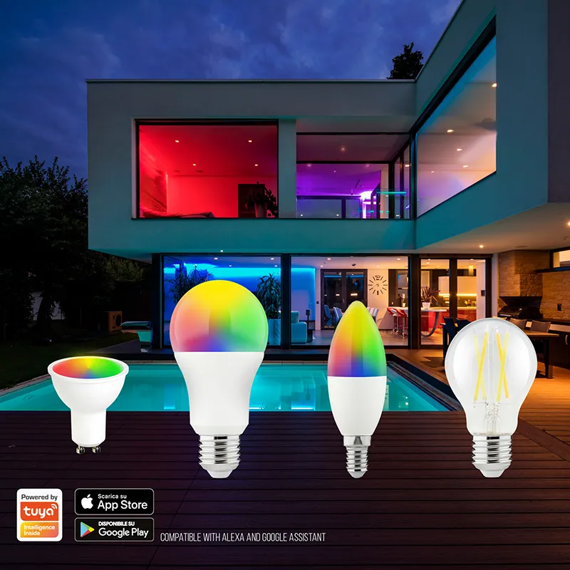 Lampadina LED E27 Goccia Smart RGB +Tunable White – Stilluce Store